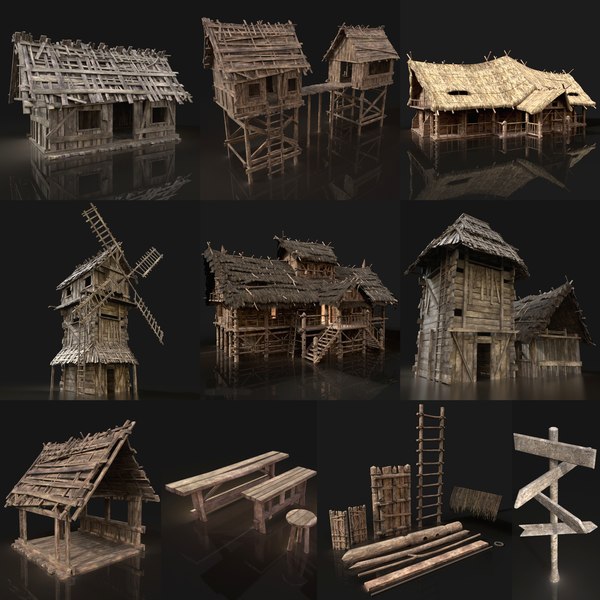 3D gen aaa village