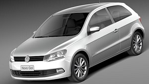 volkswagen gol 2013 car 3d c4d
