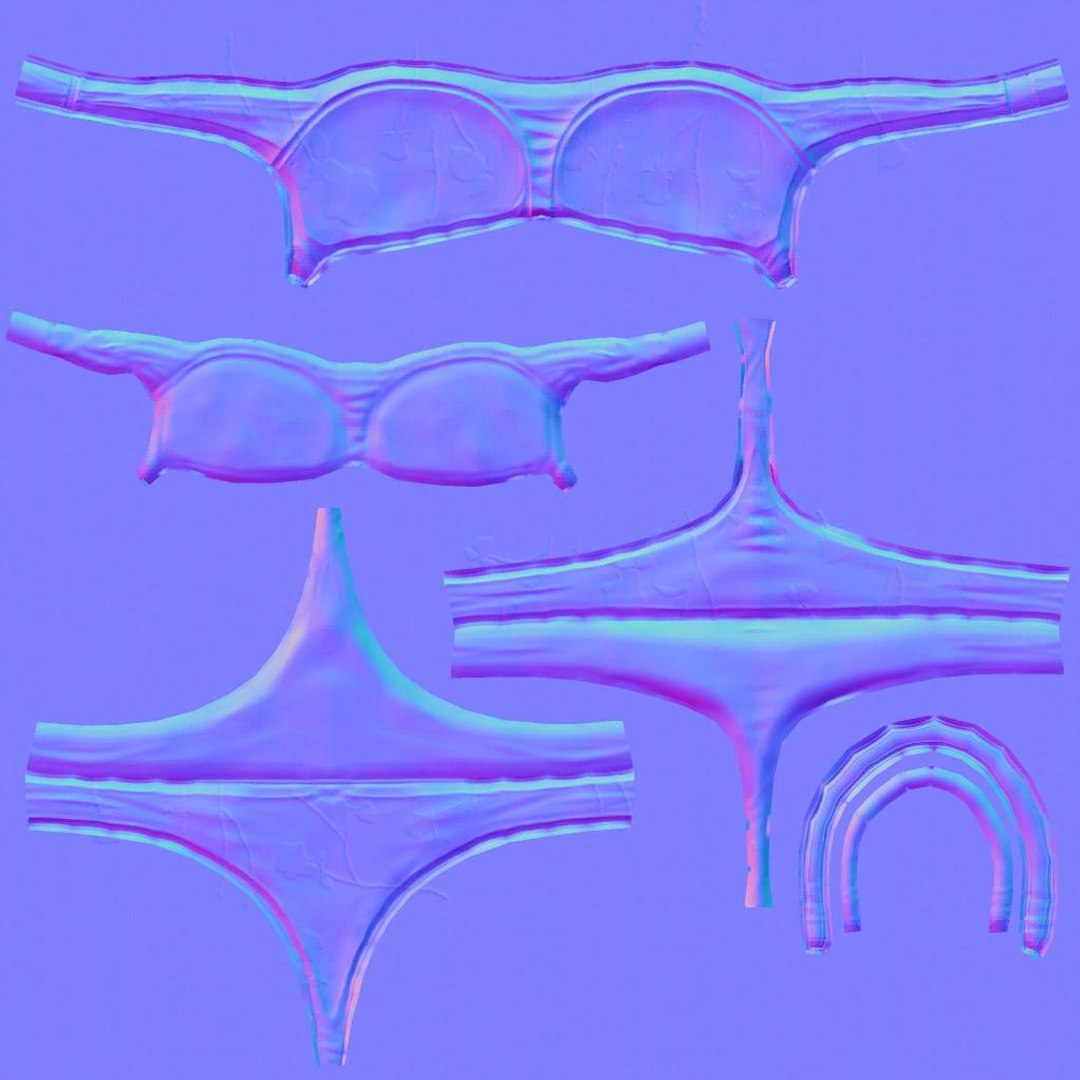 Koharu Bikini 3D Model TurboSquid 1857531