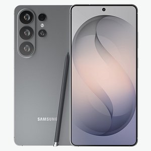 3D Samsung Galaxy S26 Ultra Silver Shadow