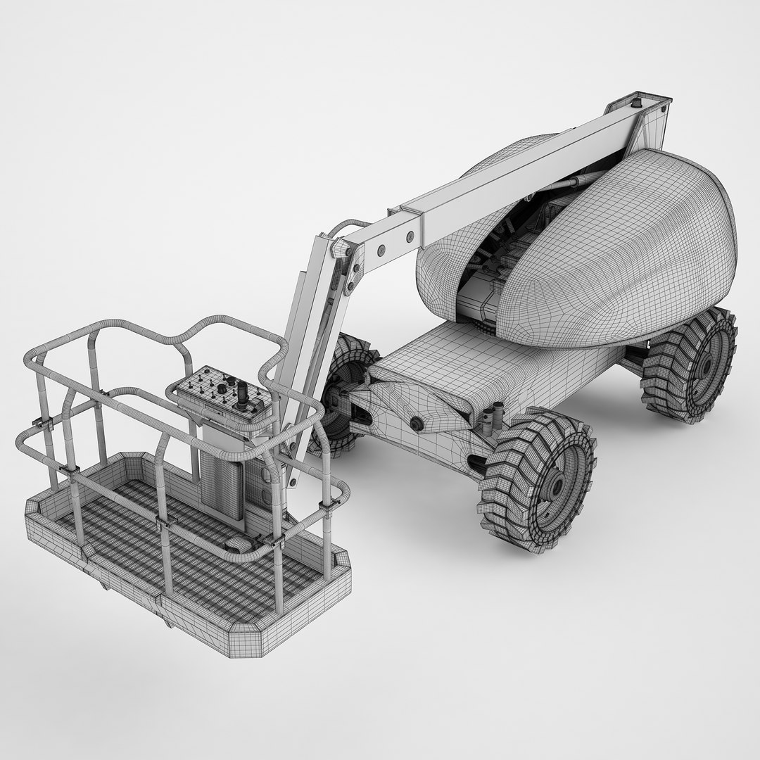 Telescopic Boom Lift Generic 05 3D Model TurboSquid 1719871