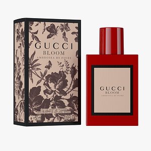 Gucci Bloom Ambrosia Di Fiori Perfume With Box 3D