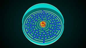 Bohrium Chemical Element 3D