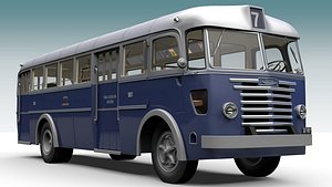 Ikarus 60 Hungarian City Bus 1952