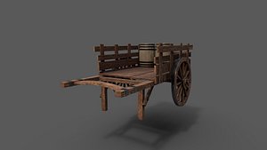 Wooden Cart model