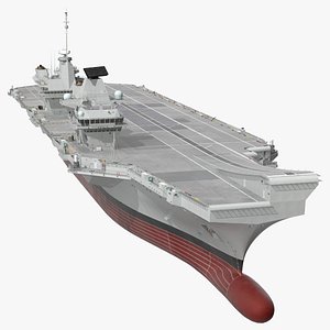 3D HMS Queen Elizabeth model