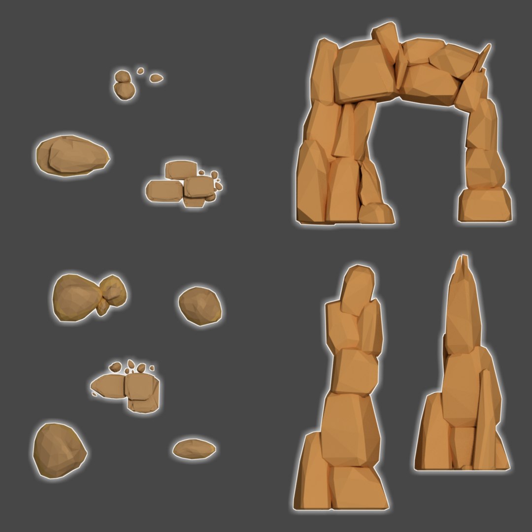 3D Simple Rock Model - TurboSquid 1504213