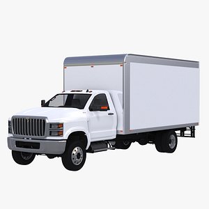3D international cv box truck