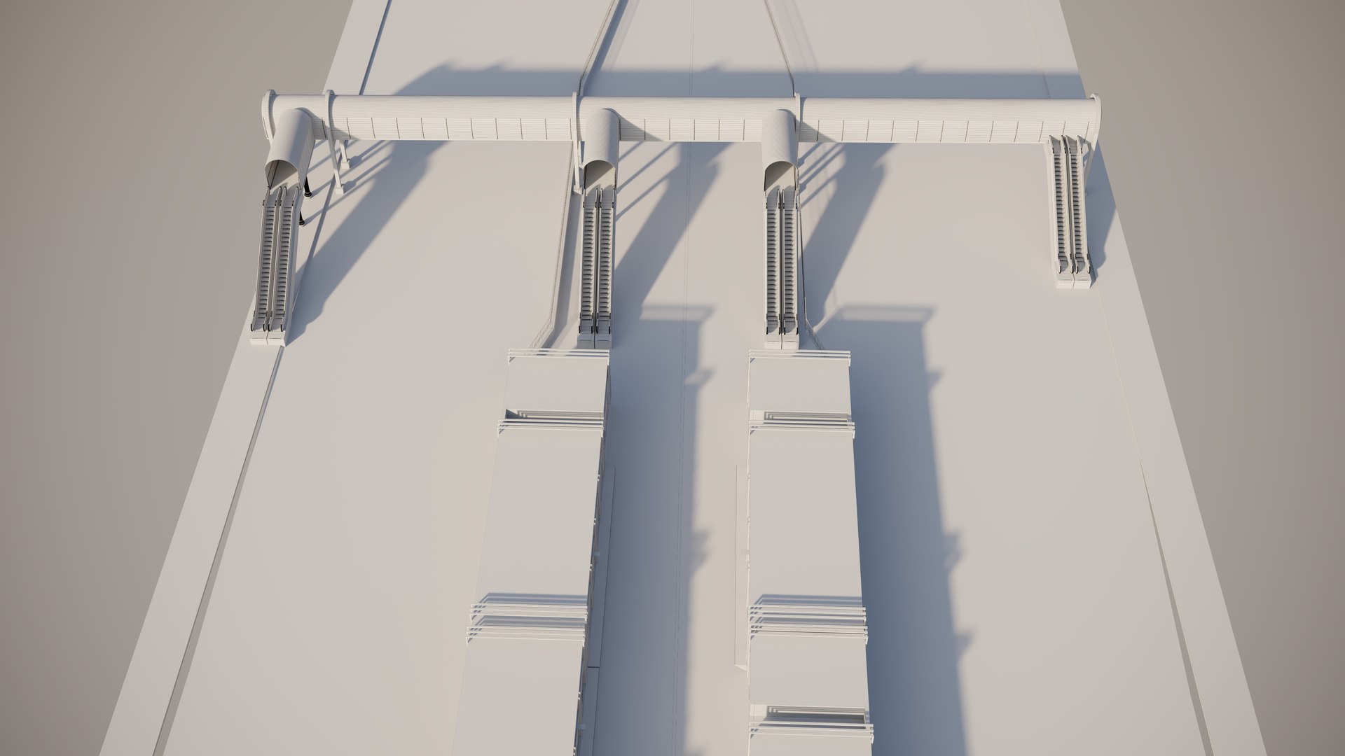 3D METRO BRIDGE STATION Model - TurboSquid 2201636