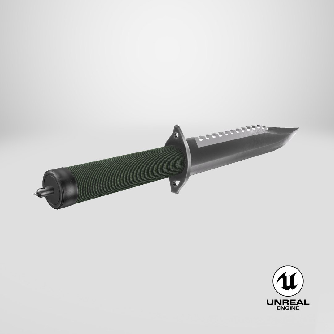 Survival Big Knife PBR model https://p.turbosquid.com/ts-thumb/mE/clk8KC/WW/stemcell_unreal_render/png/1722861169/1920x1080/fit_q87/d737cfef410694eb76259101a3b6325e180bcdad/stemcell_unreal_render.jpg