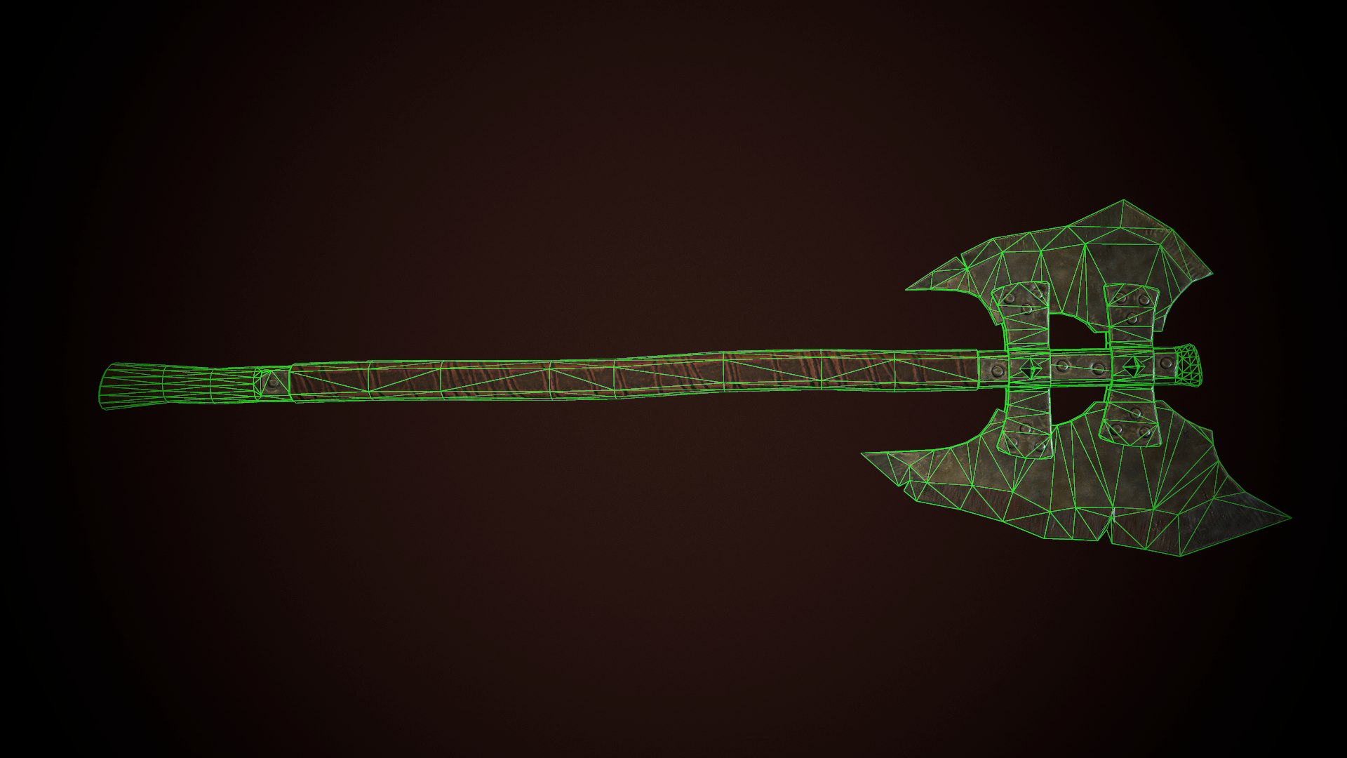 3D Orcish Axe - TurboSquid 1321883
