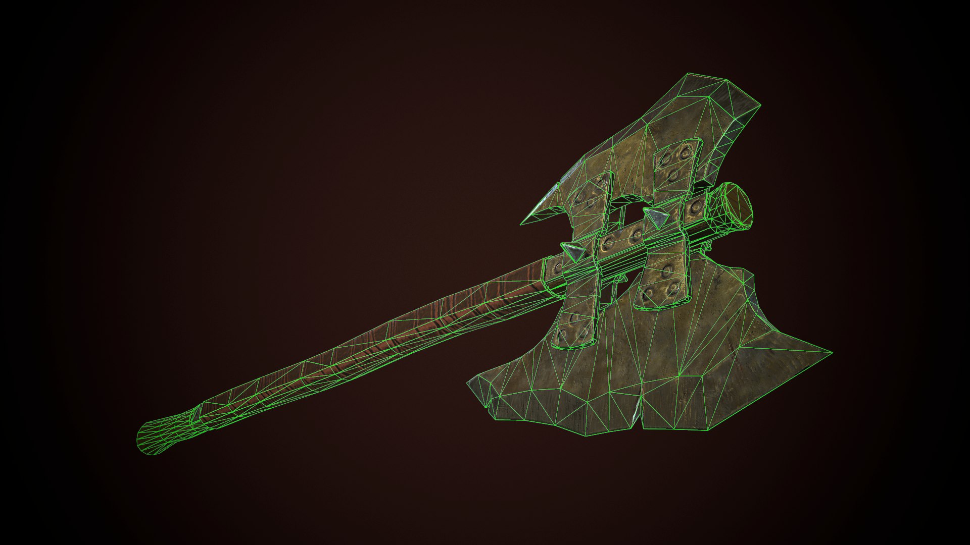 3D Orcish Axe - TurboSquid 1321883