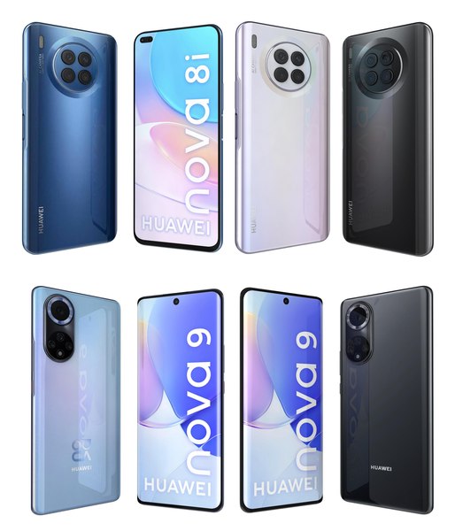 Huawei Nova 8i And Nova 9 3D model