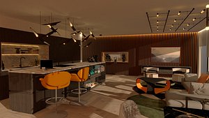 Waldorf Astoria Residences Miami South Apartment 3D model