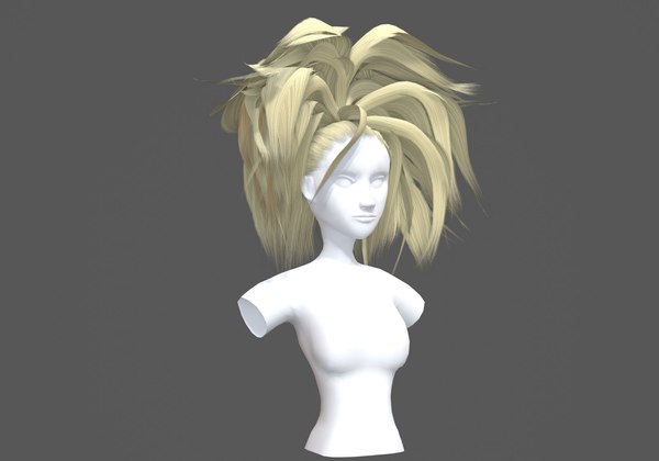 Thick Bangs Hairstyle - 3D Model by nickianimations