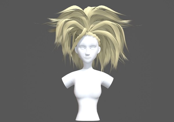 Thick Bangs Hairstyle - 3D Model by nickianimations