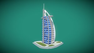 Burj Al Arab Hotel 3D