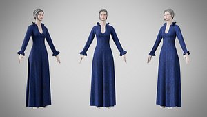 Dress 29 Cobalt Chain