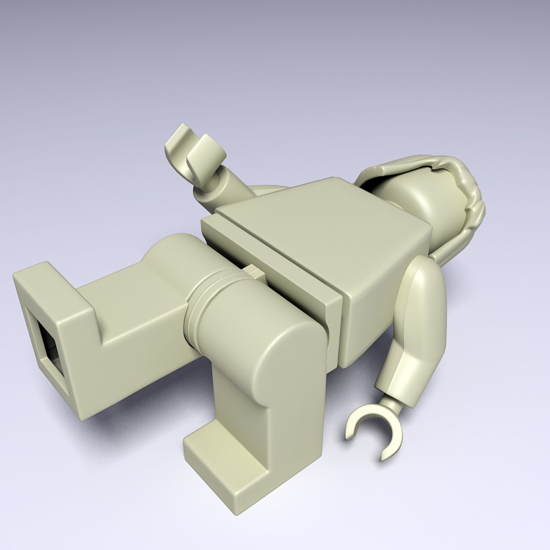 3d Lego Character Model