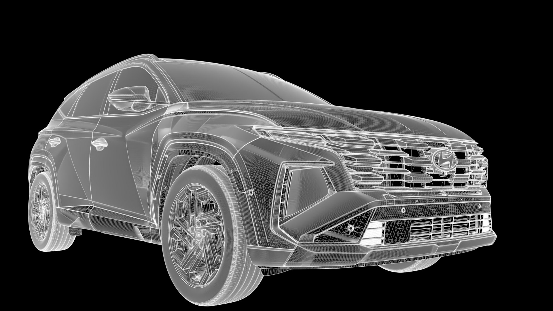 3D Tucson HEV -detailed Photoreal-Vray-Redshift-Unreal- Lightrigs ...