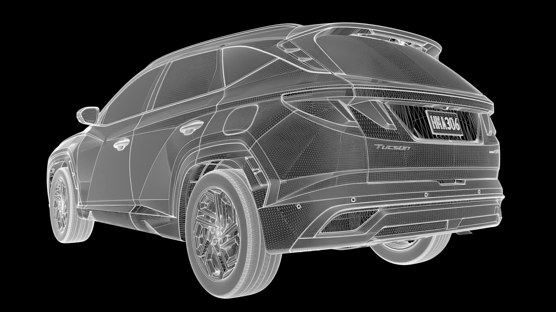 3D Tucson HEV -detailed Photoreal-Vray-Redshift-Unreal- Lightrigs ...