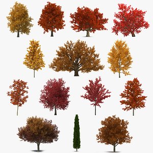 autumn trees 3 model