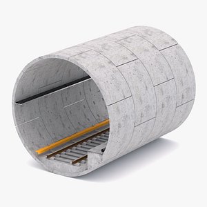 Subway Tunnel 3D model