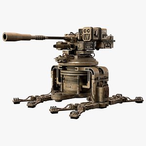 Sentry Gun-1-Desert-Dirty