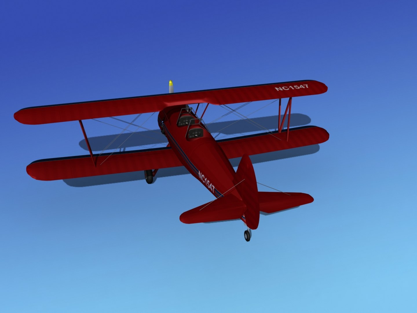 3d Pt-17 Stearman