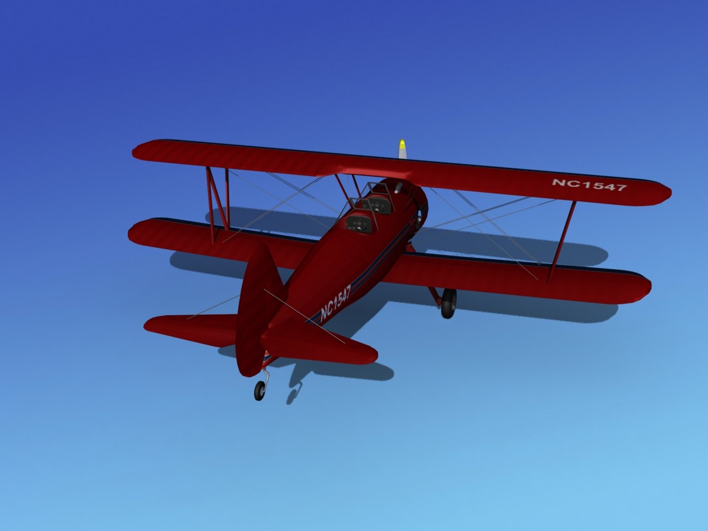 3d Pt-17 Stearman