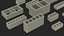 Concrete Modular Bricks Set
