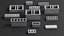 Concrete Modular Bricks Set