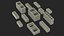Concrete Modular Bricks Set