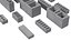 Concrete Modular Bricks Set