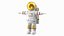 Zabawkowa postać astronauty w kolorze białym, przystosowana do kina 4D