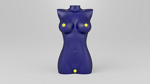 Female torso 1 3D model