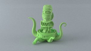 Kang From The Simpsons 3D