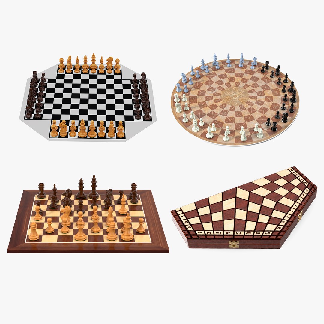 Chesses Collection 3 3D model preview