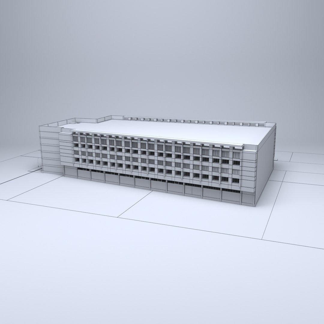 Industry building model - TurboSquid 1549474