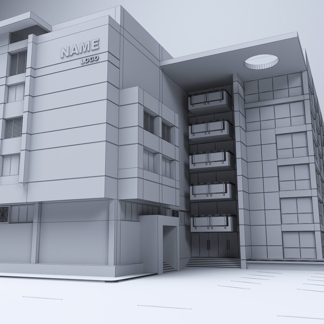 Industry building model - TurboSquid 1549474
