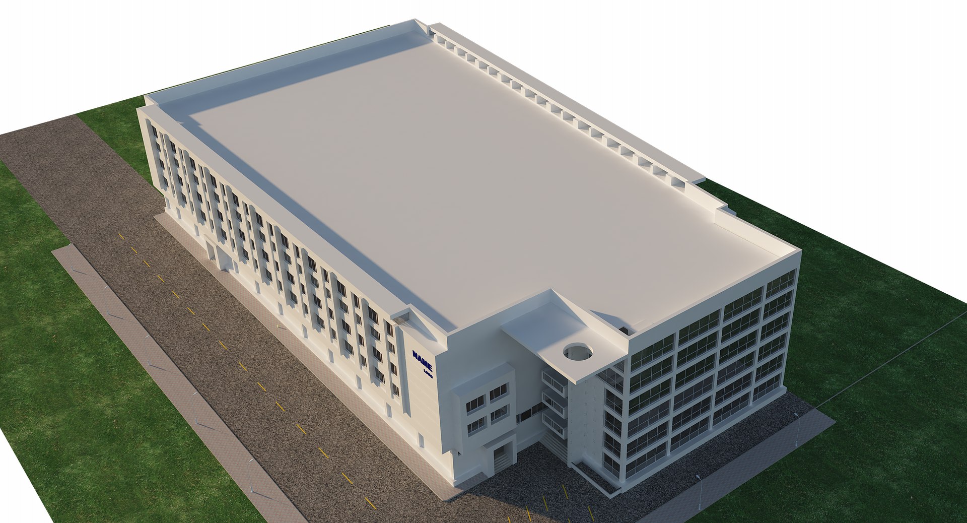 Industry building model - TurboSquid 1549474