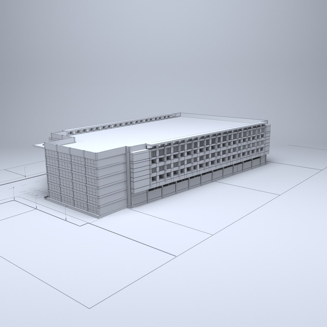 Industry building model - TurboSquid 1549474