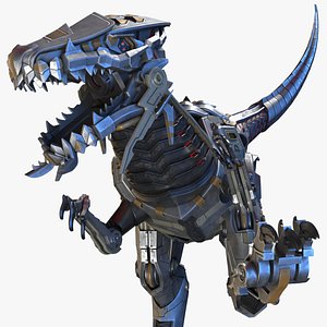3D Robotic Dinosaur Rigged