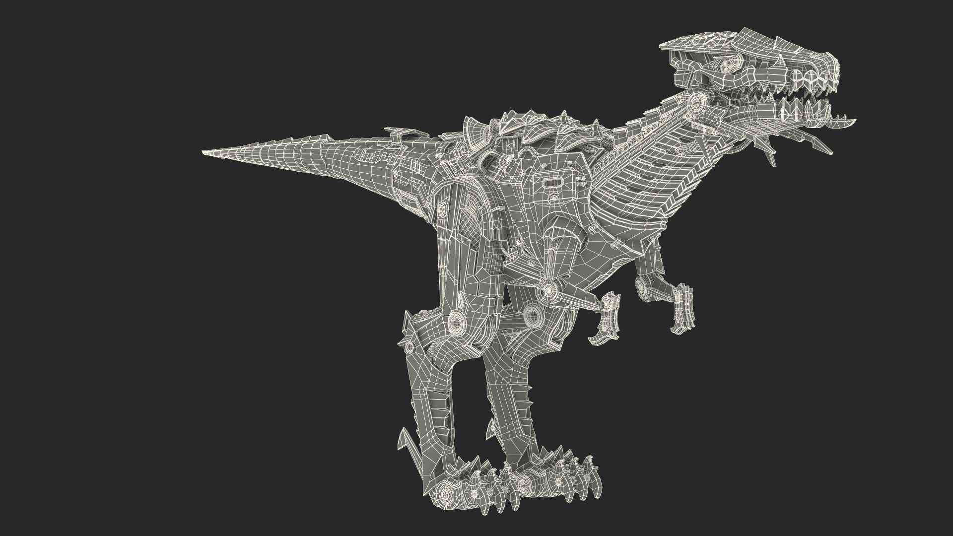 3D Robotic Dinosaur Rigged - TurboSquid 2247273