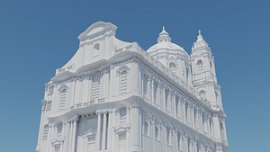 baroque churches prague print 3D model