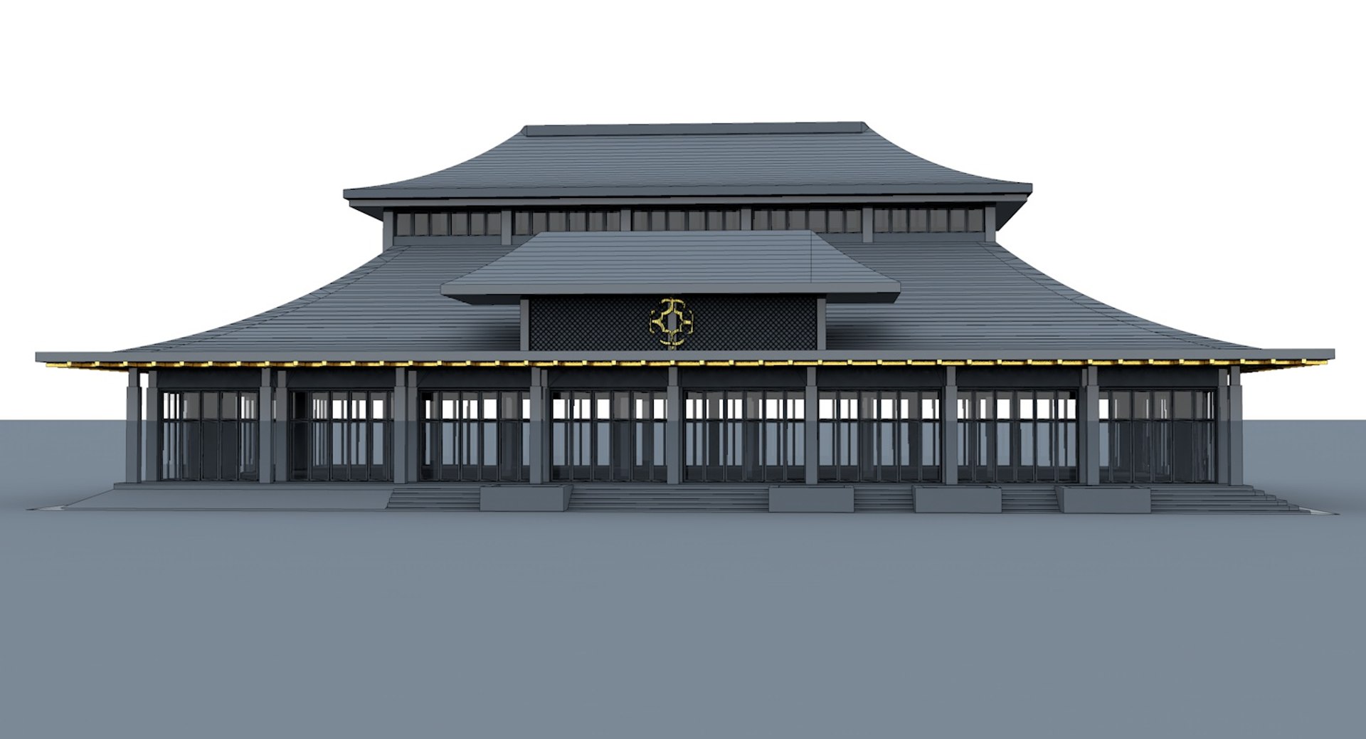 3D Model Mongolian Building 1 - TurboSquid 1253840