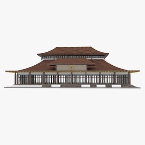 3D model mongolian building 1
