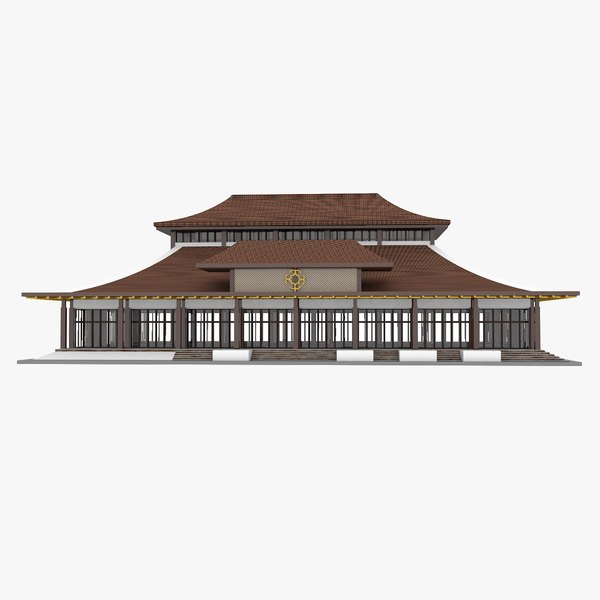 3D model mongolian building 1