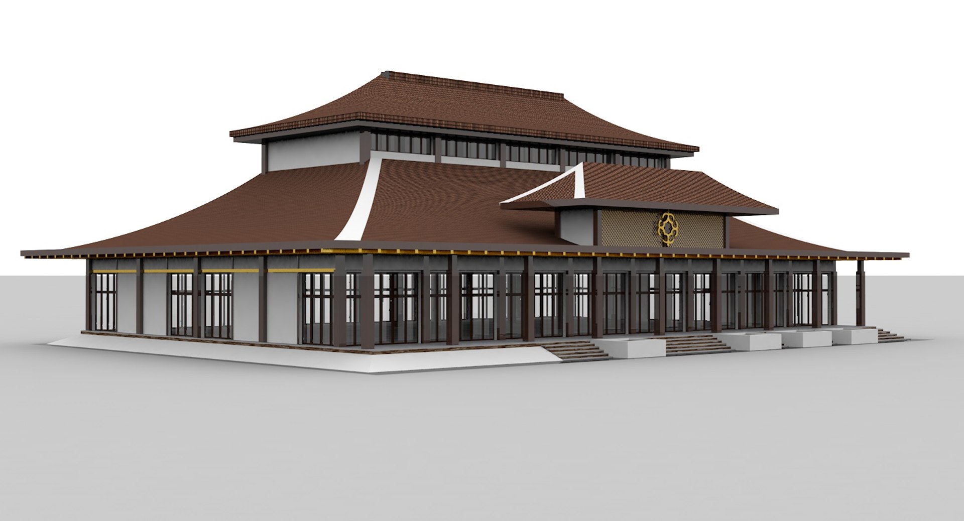 3D Model Mongolian Building 1 - TurboSquid 1253840