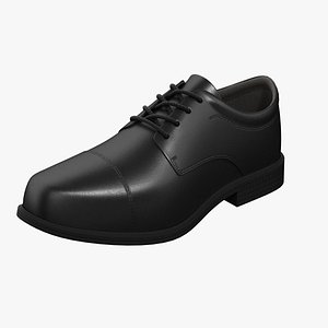 oxford shoes black 3D model